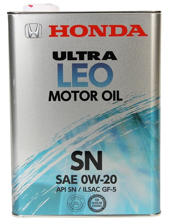 Моторное масло Honda Ultra LEO-SN 0W-20, 4л